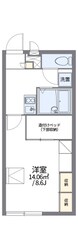 レオパレス竹渕東の物件間取画像